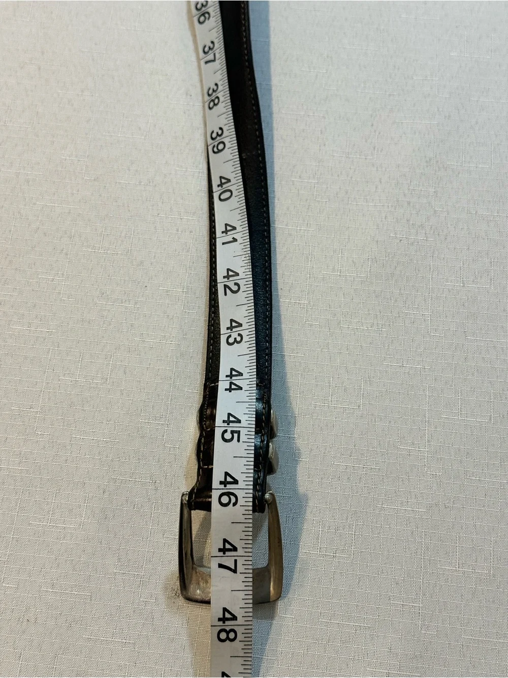 PGA Tour Brown Croc Embossed Leather Golf Belt Size 40
